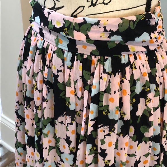 NWT J. Crew Chiffon Maxi Skirt - Picture 3 of 10